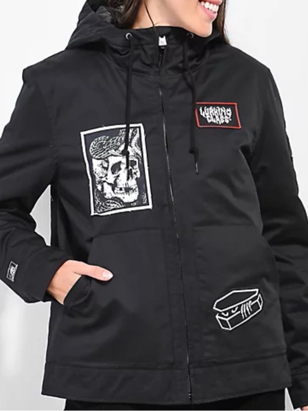 Lurking Class By Sketchy Tank DIY Patch Jacket